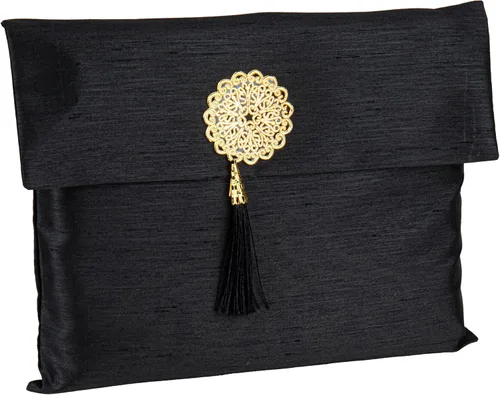 Miniatura 5 de Modefa Tapete de oración islámica, regalos musulmanes, alfombra fina de oración musulmana de viaje en bolsa de regalo de tafetán con cuentas Tasbih