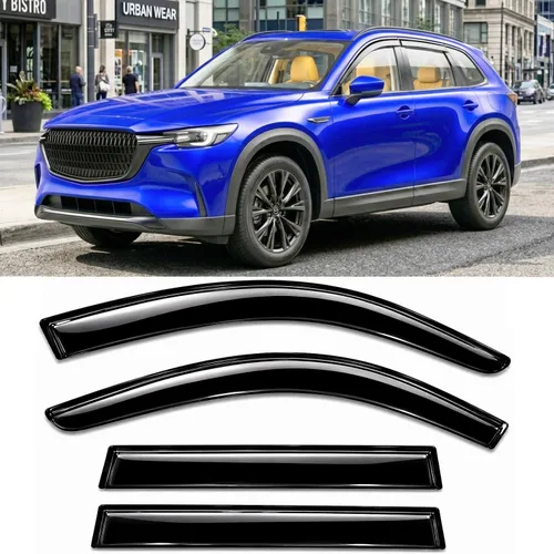 Miniatura 27 de Protectores de lluvia adhesivos 2017-2022 para Honda CR-V Viseras deflectoras de ventana lateral LX EX EX-L Touring 3D onduladas estilo JDM CRV