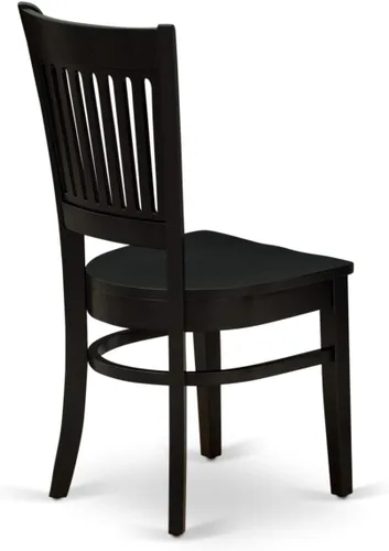 Miniatura 12 de East West Furniture NOVA5-BLK-W - Juego de muebles de comedor de 5 piezas, incluye una mesa de cocina rectangular con hojas de mariposa y 4 sillas