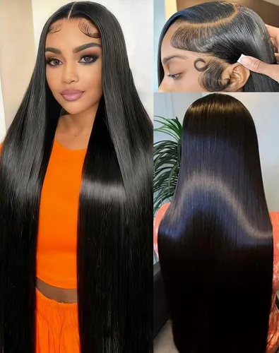 Miniatura 13 de Peluca de cabello humano 613 con encaje frontal 13x6 HD transparente densidad 180% rubia, pelucas de cabello humano con encaje frontal Peluca