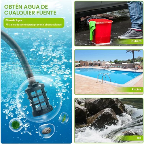 Miniatura 8 de KEPEAK Lavadora portátil inalámbrica, lavadora de mano de 1450 PSI con boquilla 6 en 1, 2 baterías de 4.0Ah y cargador, para automóvil, hogar