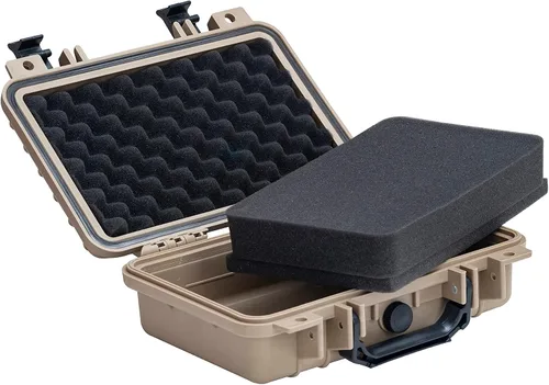Miniatura 3 de MEIJIA Funda rígida protectora impermeable portátil para todo tipo de clima, funda para cámara pequeña, funda seca con espuma personalizable