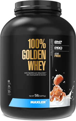 Miniatura 23 de Maxler 100% proteína de suero de leche dorada – 0.88 oz de proteína de suero de alta calidad en polvo por porción – Pre, post e intra entrenamiento