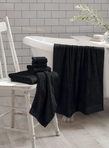 Miniatura 3 de GLAMBURG Juego de 6 toallas de 100% algodón ultra suave, contiene 2 toallas de baño de 28 x 55 pulgadas, 2 toallas de mano de 16 x 24 pulgadas y 2
