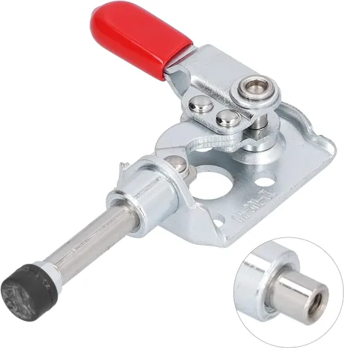 Miniatura 3 de Abrazadera de palanca de empuje de liberación rápida de acero inoxidable 88.2 lbs Capacidad de retención antideslizante para instalación de equipos