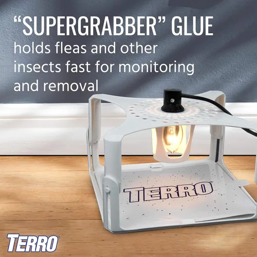 Miniatura 4 de TERRO Paquete de recarga de trampa para pulgas con tarjetas adhesivas para trampa para pulgas T230 de interior - 3 unidades (Paquete de 1) - T231