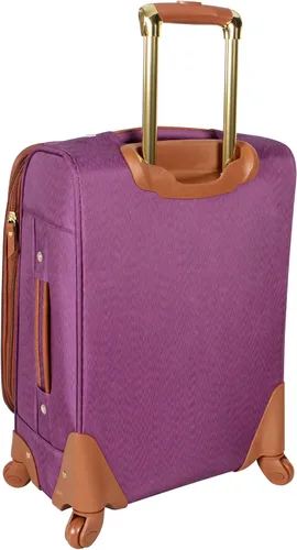 Miniatura 2 de Steve Madden Designer Luggage Collection - Maleta ligera y expandible de lado suave para hombres y mujeres, bolsa de transporte duradera de 20
