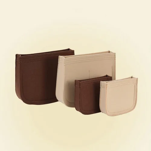 Miniatura 7 de LOUKAYCCI Organizador de bolso para H Evelyne 29 bolsas, inserto de fieltro prémium para bolso (E29, marrón)