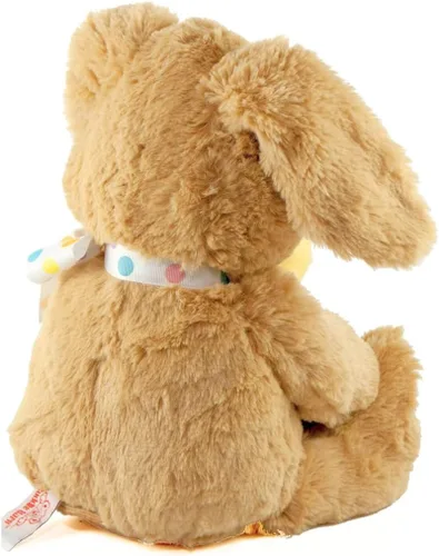 Miniatura 6 de Cuddle Barn - Hip & Hop Juguete de peluche interactivo animado conejo de Pascua que sostiene pollo en huevo canta y golpea a Peter Cottontail