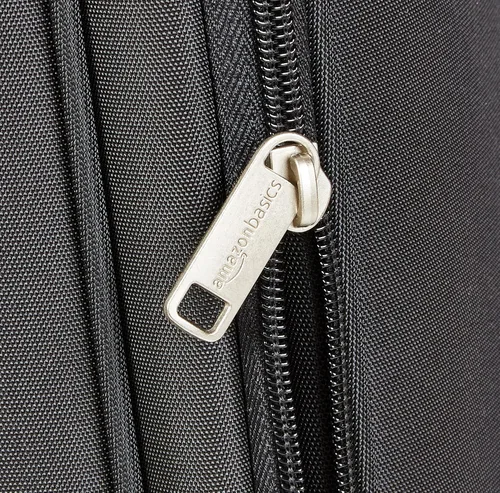 Miniatura 9 de Tienda Basics Maleta de equipaje giratoria de mano Softside con ruedas, Negro, 21 pulgadas