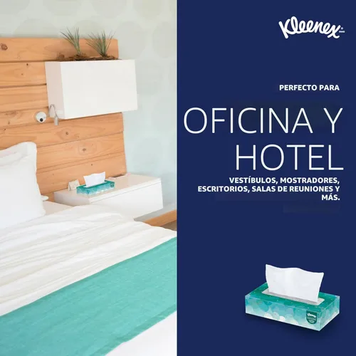 Miniatura 8 de Kleenex - Cubo de pañuelos faciales profesionales para negocios, cajas de pañuelos planos