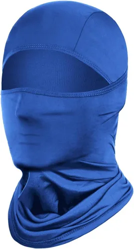 Miniatura 14 de Achiou - Pasamontañas con Máscara Facial, Máscara de Esquí para Hombres y Mujeres de Fútbol, Ligera Sheisty, Ninja Sheisty Capucha Solar UV