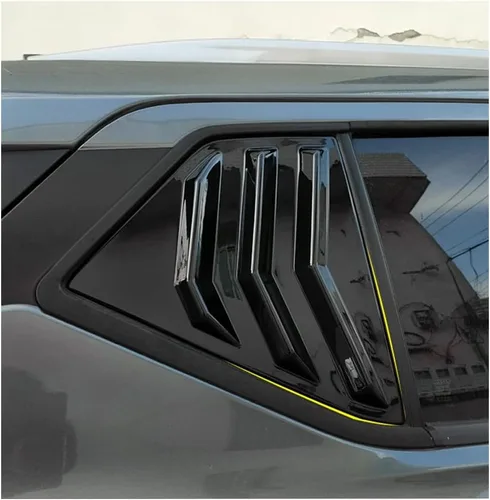 Miniatura 5 de 2 rejillas de ventana laterales traseras de ABS para Nissan Kicks 2018-2024, persianas de ventilación de aire, accesorios de decoración exterior