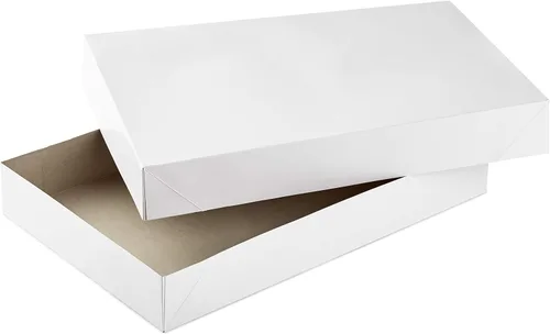 Miniatura 7 de Hallmark Cajas de regalo XL de 17 pulgadas con tapas (12 cajas de bata blanca, blancas) para cumpleaños, graduaciones, Navidad, bodas, despedidas