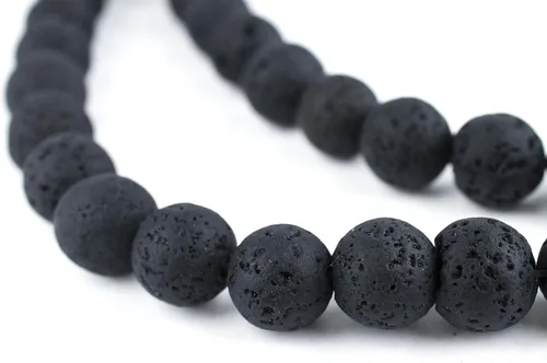 Miniatura 19 de The Bead Chest Cuentas de Jade Blanco Mate Redondas (8mm): Piedra Preciosa Orgánica Redonda Esférica de Energía con Poder de Sanación para Hacer