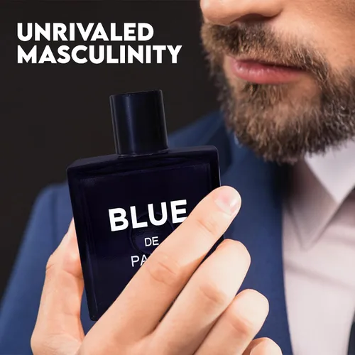 Miniatura 3 de AFLUXE Colonia para hombre Set 4 conjuntos combinados (717SexyM/BlueD Paris/AQUA CEO/Versátil) Eau De Parfume/Toilette Spray Natural cada 100ML