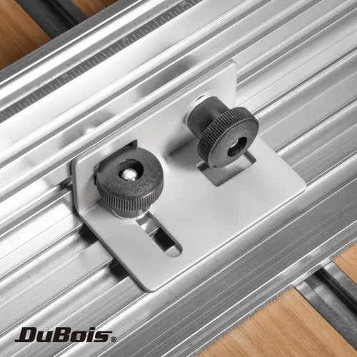 Miniatura 3 de DuBois 51032 Soportes de pista múltiple con pernos hexagonales y tornillos de perilla de montaje, 1/4"-20 x 1", paquete de 2