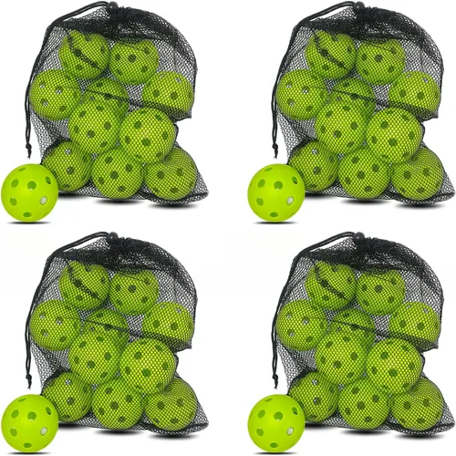 Miniatura 31 de 6 -Pack Pickleball Balls, 26 Holes Outdoor Pickleballs, High Elasticity & Durable Pickle Balls for All Style Pickleball Paddles Indoor Pickleballs