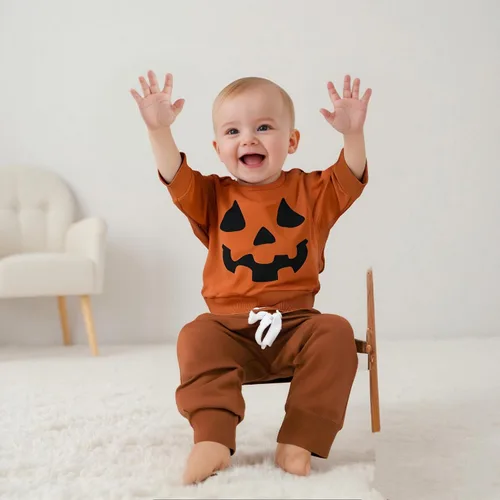 Miniatura 207 de Conjunto de camisa larga y divertida para bebé niño y niña, ropa de primera Navidad, 6, 12, 18, 24 meses, 2T