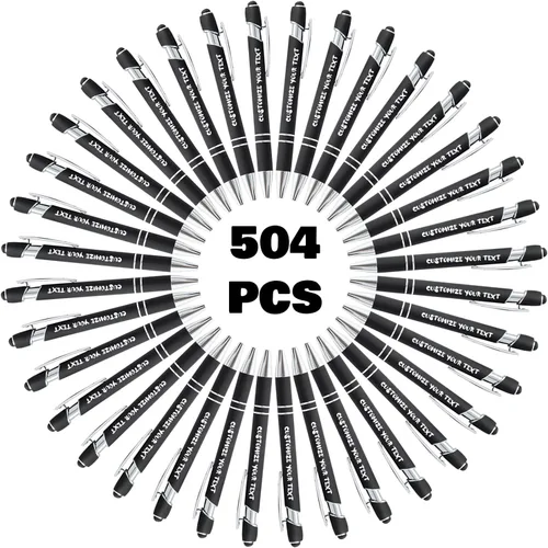 Miniatura 151 de AIFLM Bolígrafos personalizados con nombre a granel hasta 500 unidades de bolígrafos grabados gratis con tu nombre y texto para negocios
