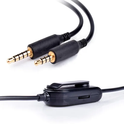 Miniatura 8 de Saipomor Cable de repuesto para auriculares A40 TR con control de volumen compatible con auriculares Logitech Astro A10 A30 A40 A40tr A50, funciona