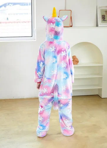 Miniatura 62 de Mameluco de unicornio para pijamas de animales, cosplay, disfraz unisex de Halloween