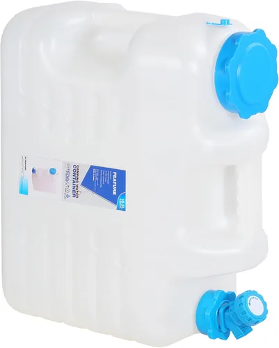 Miniatura 10 de REDCAMP Contenedor de agua portátil de 4 galones/15L con espiga, jarras de agua para camping, tanque de agua, almacenamiento portátil de agua
