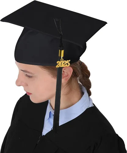 Miniatura 4 de GraduationMall Juego de borla mate para graduación 2025 para secundaria y soltero