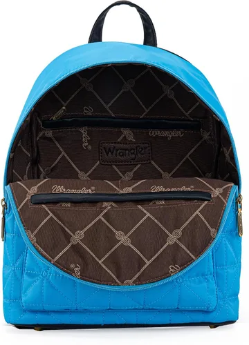 Miniatura 7 de Montana West Mochila Wrangler para mujer, mochila acolchada para uso casual, Azulclaro