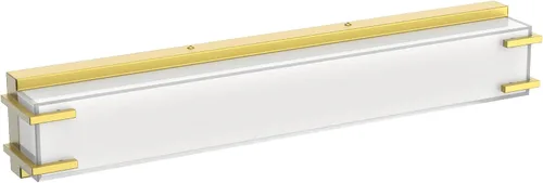 Miniatura 13 de Luz de baño LED sobre espejo de 16" con pantalla de lámpara blanca lechosa 4000K, acabado cromado de luz diurna, barra de baño (cromado)
