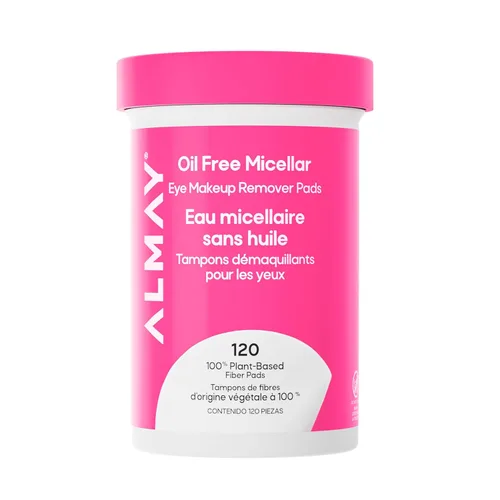 Almay Almohadillas removedoras de maquillaje, micelar suaves, hipoalergénicas, sin fragancia, dermatólogos y oftalmólogos probadas (el embalaje