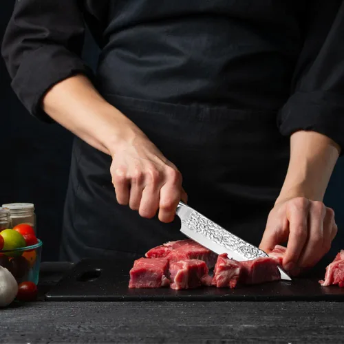 Miniatura 5 de Cuchillo de chef de 8 pulgadas, cuchillo de chef súper afilado, cuchillo de cocina para cocinero casero, cuchillo universal de acero inoxidable al