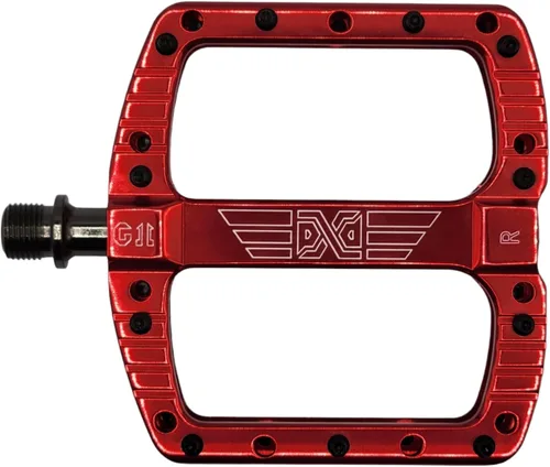Miniatura 6 de PDX G11 Pedal de Bicicleta de Montaña MTB Pedal de Plataforma Grande Concava de Aluminio Mecanizado Pulido Pedales Antideslizantes de Bicicleta 9/16