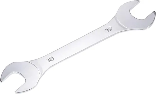 Miniatura 10 de uxcell Llave fina de extremo abierto, 0.669 in x 0.748 in, espejo métrico, acero de alto carbono, para mantenimiento doméstico y reparaciones