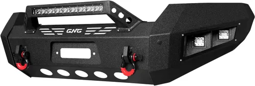 Miniatura 8 de Compatible con parachoques delantero y trasero de acero F150 2006-2007-2008 con placa de cabrestante, luces y anillos en D (textura negra)