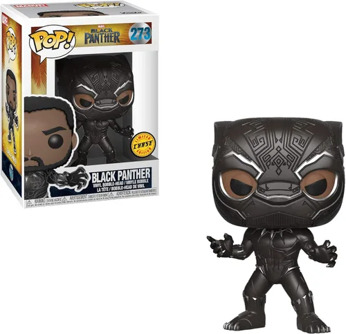 Miniatura 3 de Funko Pop! Marvel Black Panther 3.75 Chase Variant Figura de vinilo