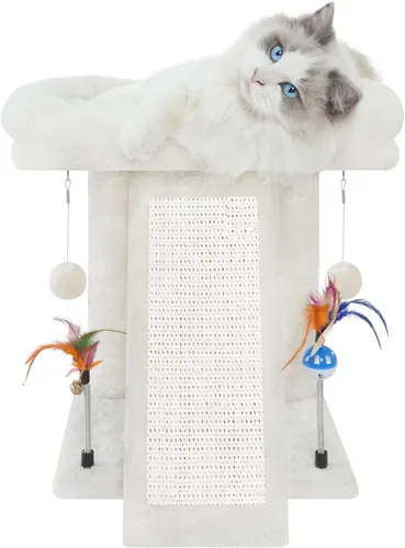 TWDEPART Árbol para Gatos Torre para Gatos con Poste Rascador para Gatos de Interior, Centro de Actividades Árbol de Escalada Muebles para Gatos con