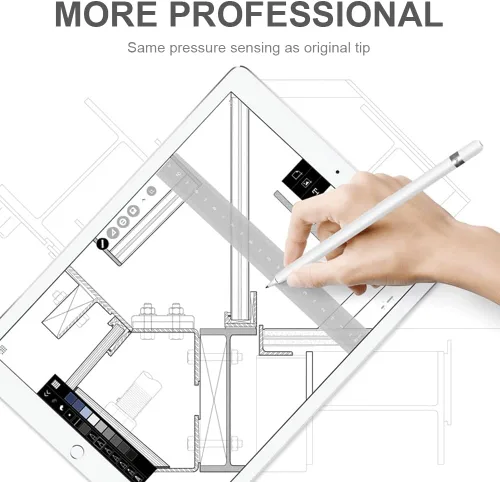Miniatura 6 de SIXFU Punta mejorada compatible con puntas de lápiz de Apple, punta de repuesto segura como punta de iPencil IPAD Accesorios para iPad Pencil