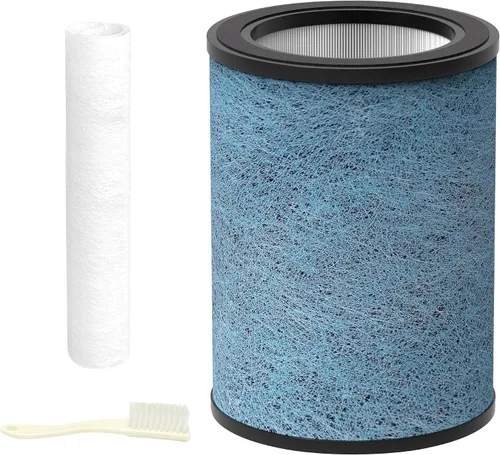 Miniatura 8 de HP071BRN HP072 Filtro de repuesto compatible con purificador de aire Shark NeverChange HP072, HP071BRN, HP070 H13 HEPA y filtro de carbón activado