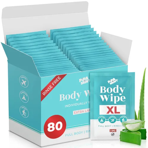 Miniatura 11 de Toallitas corporales XL Toallitas de ducha Toallita corporal para adultos Baño, viajes, camping, gimnasio, automóvil, personas mayores, postradas