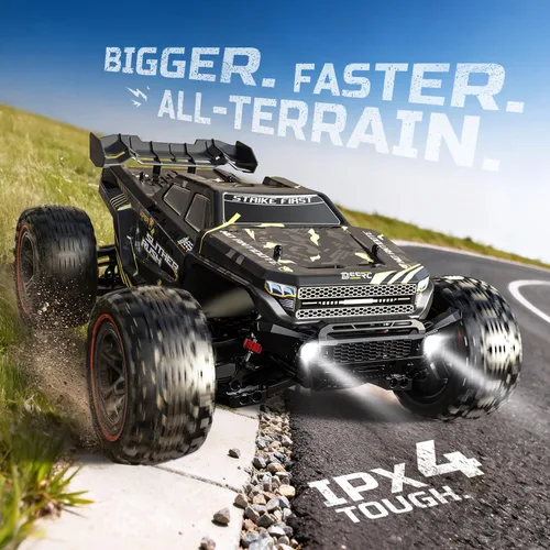 Miniatura 8 de DEERC 209E 1:10 Camión de control remoto rápido sin escobillas RC para adultos y niños, velocidad alta de más de 37 mph, 4WD todo terreno con 2
