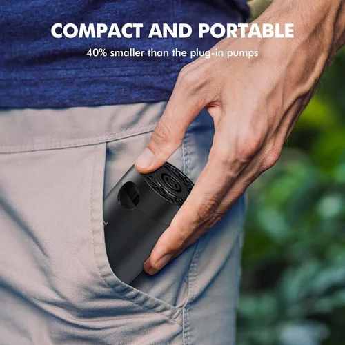 Miniatura 5 de AKSOUL Bomba de aire portátil para inflables: batería recargable de 1600 3600 mAh y bombas eléctricas alimentadas por pilas AA para colchón de aire