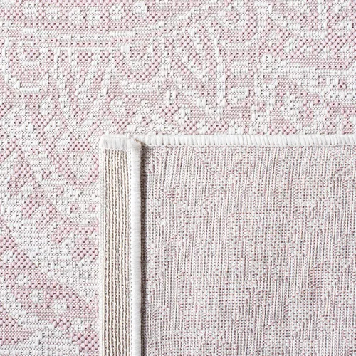 Miniatura 117 de SAFAVIEH Alfombra lavable para exteriores, colección Courtyard - Pasillo de 2.3 x 8 pies, color beige claro y marrón claro, no desprende pelusa