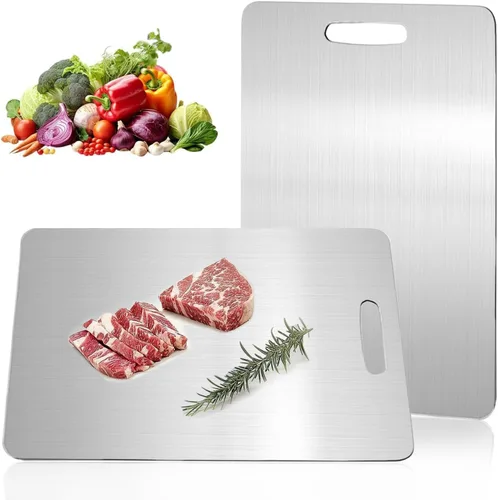 Tabla de cortar de titanio Katuchef, 2026 Nueva 100% Pura Tabla de cortar de titanio para cocina, Titan Cut Pro No tóxico Tablas de cortar duraderas