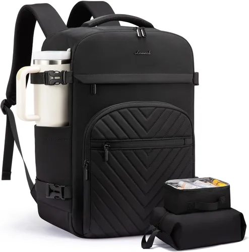Miniatura 31 de LOVEVOOK Mochila de viaje de 40 L para mujeres y hombres, mochila grande de mano para aviones, bolsa de viaje para artículos personales de la TSA