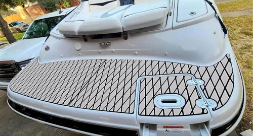 Miniatura 112 de Suelo de Barco de Espuma EVA Cubierta Marina Antideslizante Autoadhesivo para Lancha Motora Barco de Pesca RV Yate Kayak Piscina gris oscuro y azul.