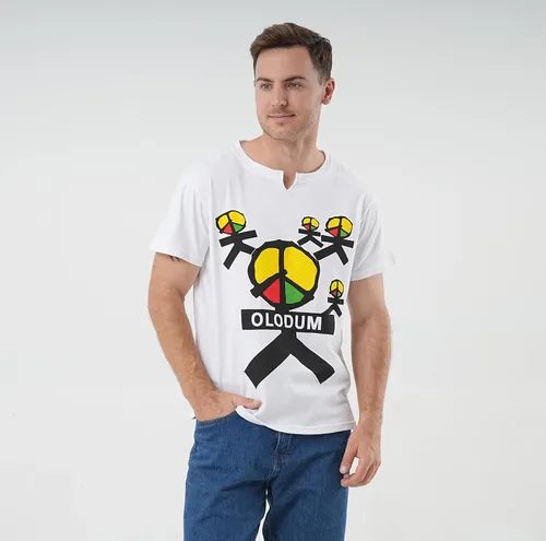 Miniatura 2 de Mens Boys Perfect Cosplay OLODUM Beat It Piano Peace Anti War T- Shirts