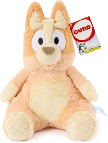 GUND Peluche oficial de Bingo Oh So Snuggly, peluches de Bluey, juguete sensorial de peluche para bebés y niños pequeños, naranja, 12.5 pulgadas