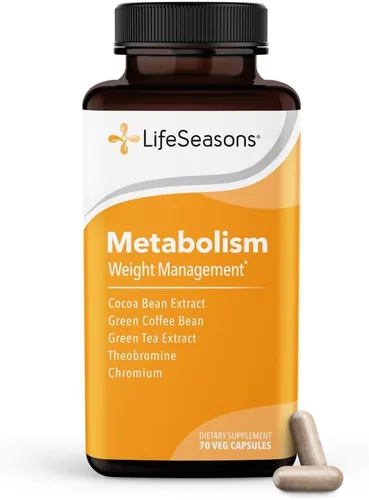 Metabolismo - Suplemento de apoyo para el control de peso y aumento de energía - Supresor natural del apetito - Controla los antojos - Té verde,