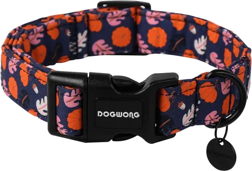 Miniatura 21 de DOGWONG Collar para perro de San Valentín, collar ajustable de algodón con corazón de caramelo azul, perfecto para perros pequeños a medianos